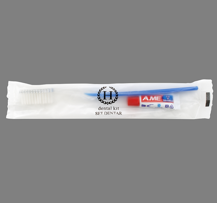 Toothpaste with toothbrush