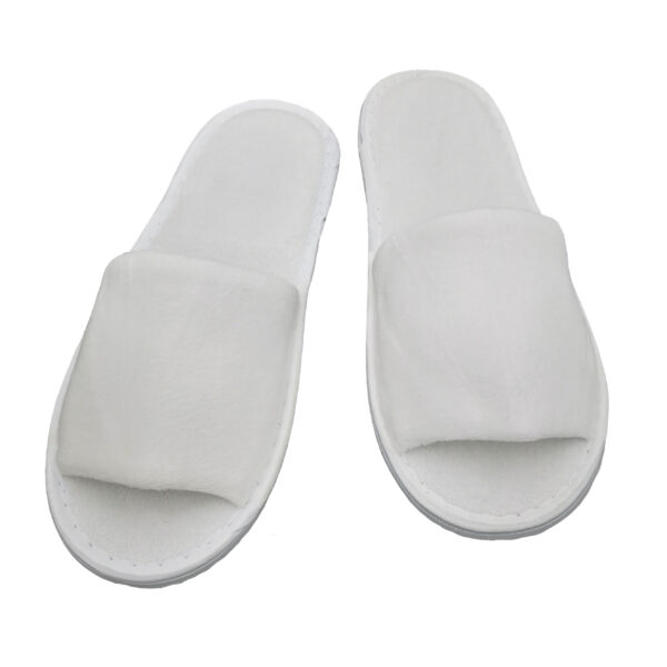 Hotelschuhe Velours Offen