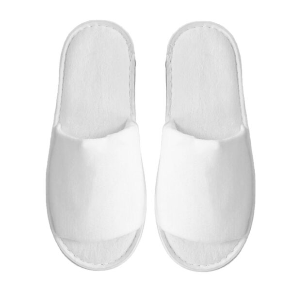 Hotelschuhe aus Polyvelours Offen 02