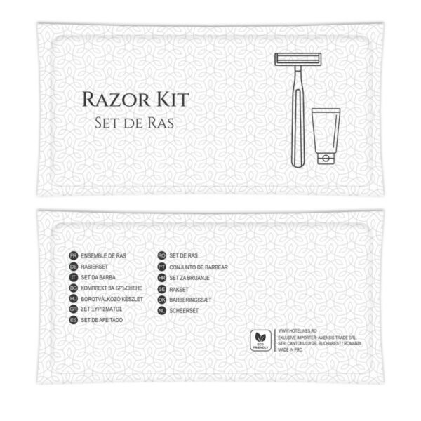 Rasierset in Steinpulverpapier